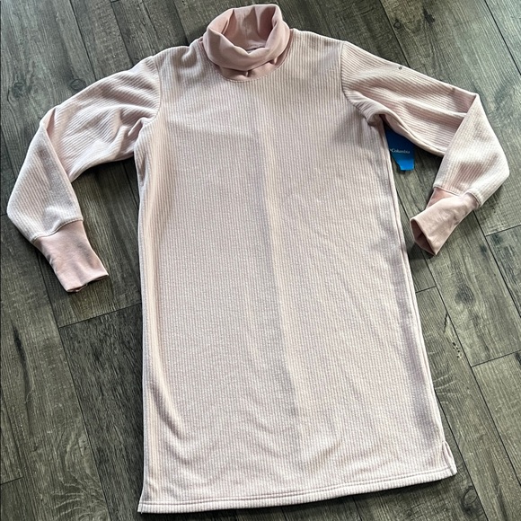 Columbia Dresses & Skirts - NWT Columbia Boundless Trek Fleece Dress - Women's M PINK
